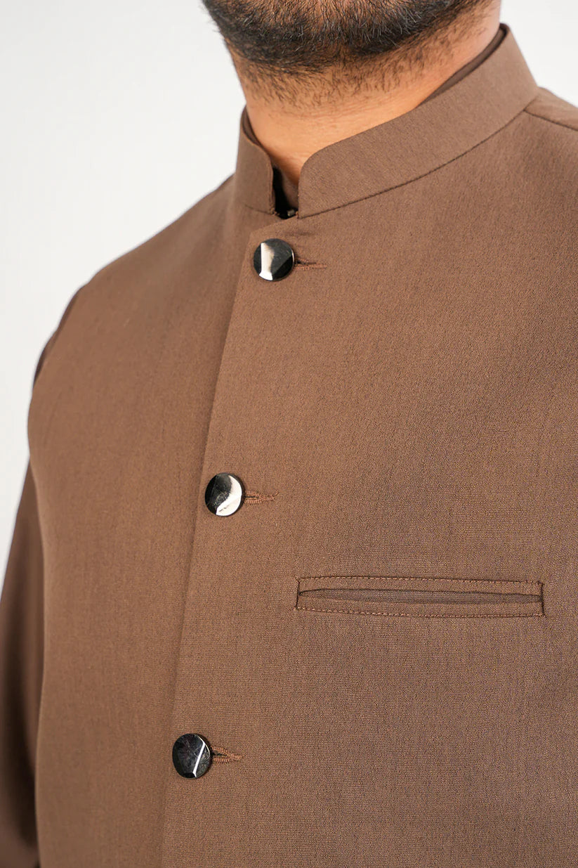 Chocolate Brown Waistcoat