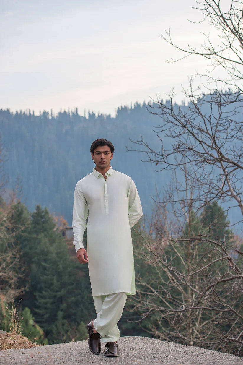 Mint Green Kameez Shalwar