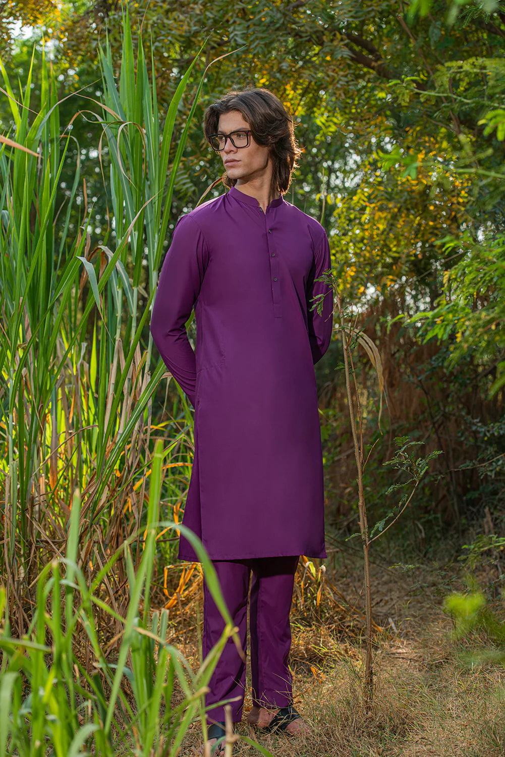 Magenta Kurta Pajama