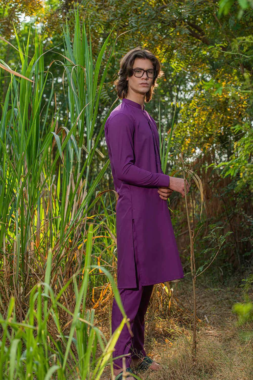 Magenta Kurta Pajama