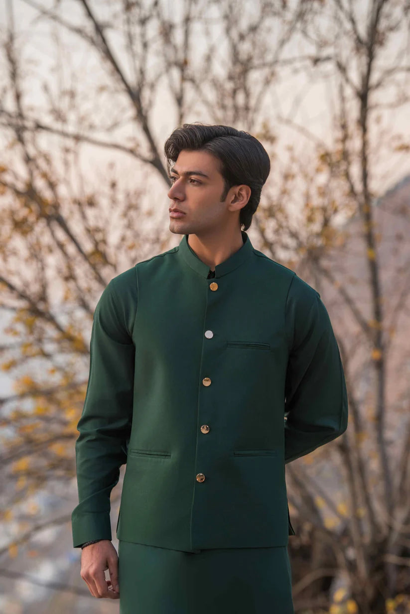 Forest Green Waistcoat