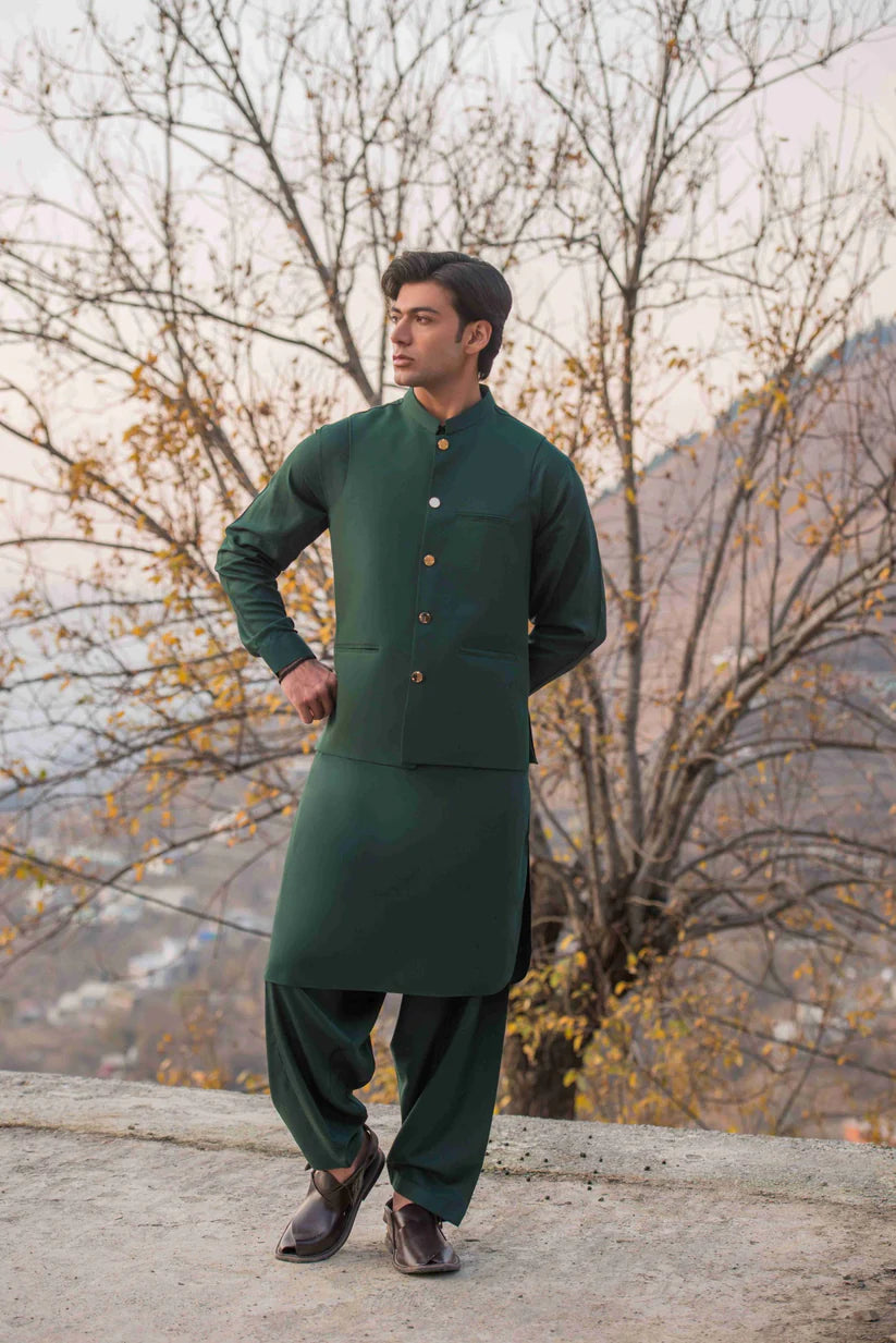 Forest Green Waistcoat