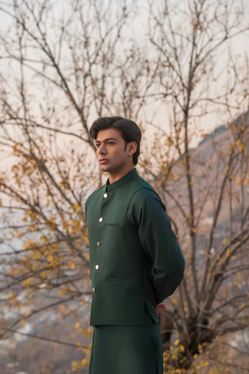 Forest Green Waistcoat