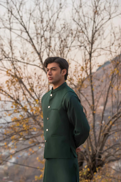 Forest Green Waistcoat